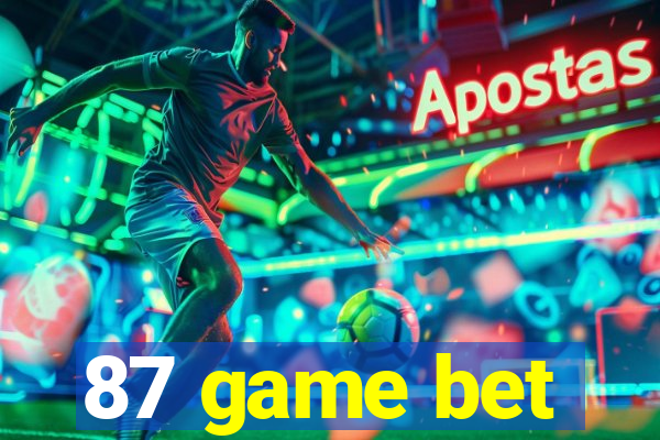 87 game bet